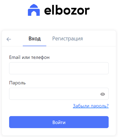 Elbozor (zor.uz) - личный кабинет, вход