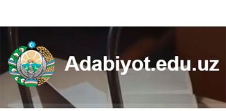 Adabiyot.edu.uz - личный кабинет